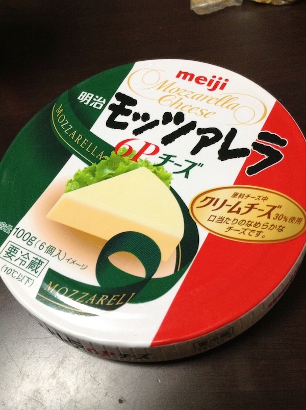明治モッツァレラ６Pチーズ